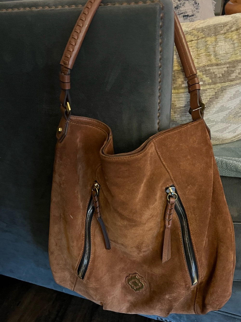 OrYany Brown Suede bag - Picture 4 of 11